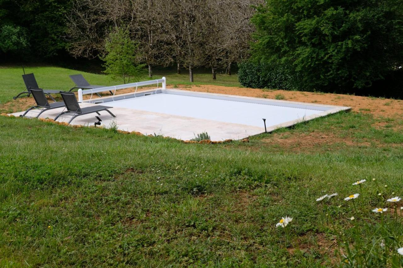 Campagne Et Confort Avec Piscine Chauffee Carsac-Aillac Extérieur photo